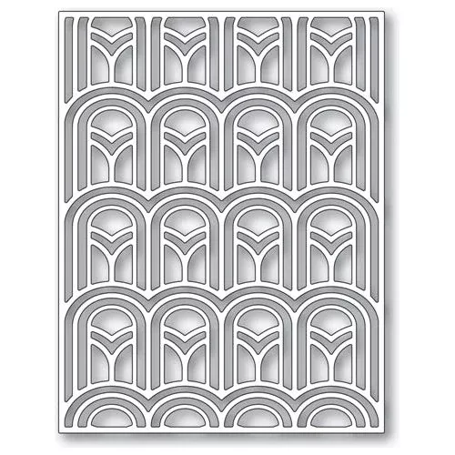 Poppy Stamps ARCHED DECO PLATE Die 2410*