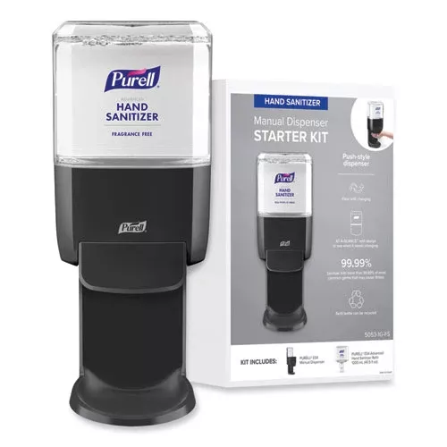 PURELL 5053-1G-FS Advanced Hand Sanitizer Foam ES4 Starter Kit, 1,200 mL, Graphite