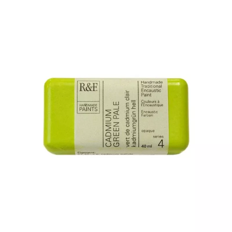 r&f encaustic paint cadmium green pale