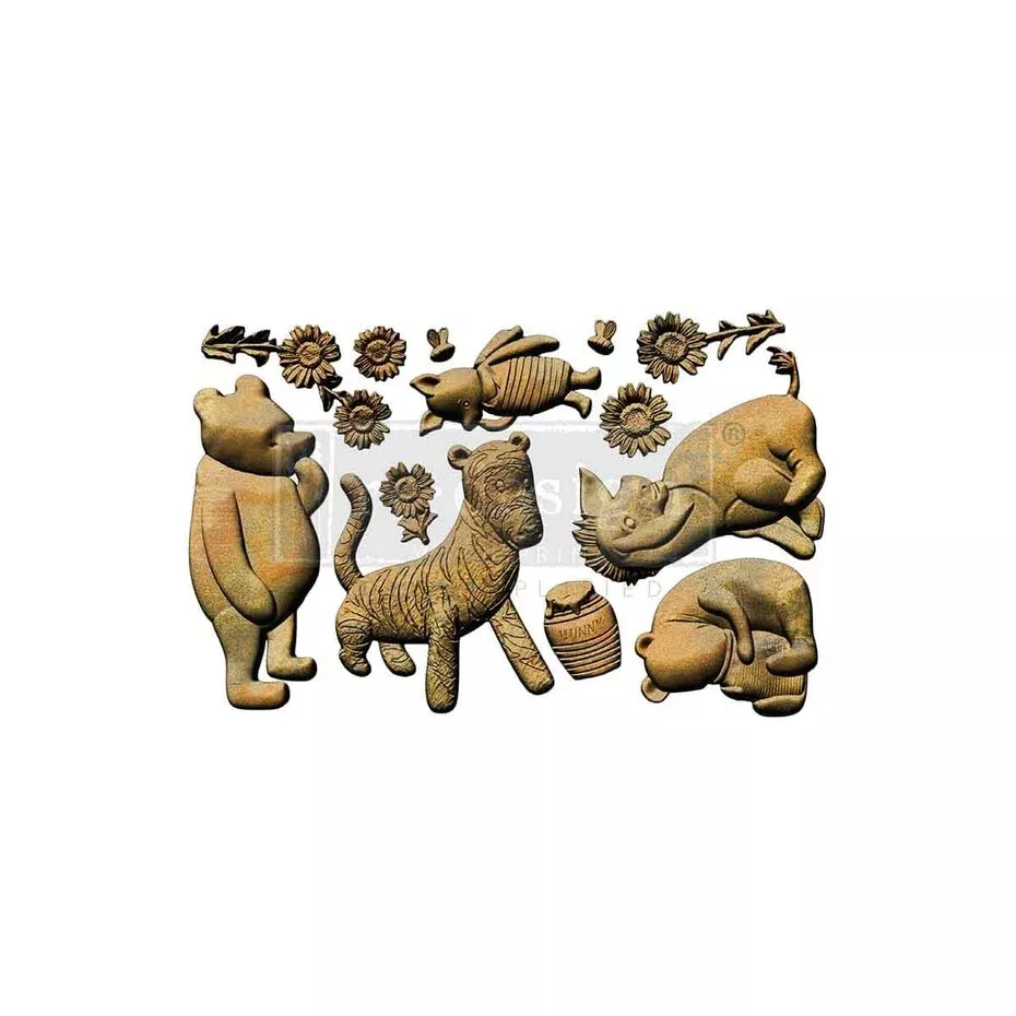 Re-Design with Prima Olde Bear Lane 5x8 Inch Decor Moulds (681876)