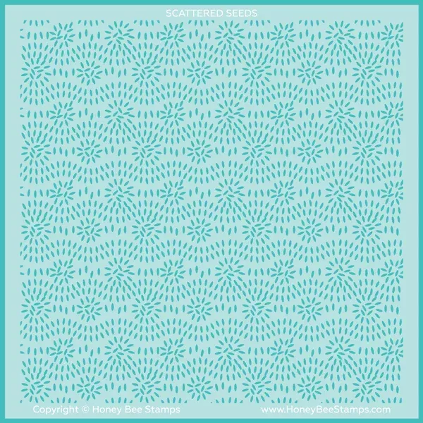 Scattered Seeds Background | 6x6 Stencil - RETIRING