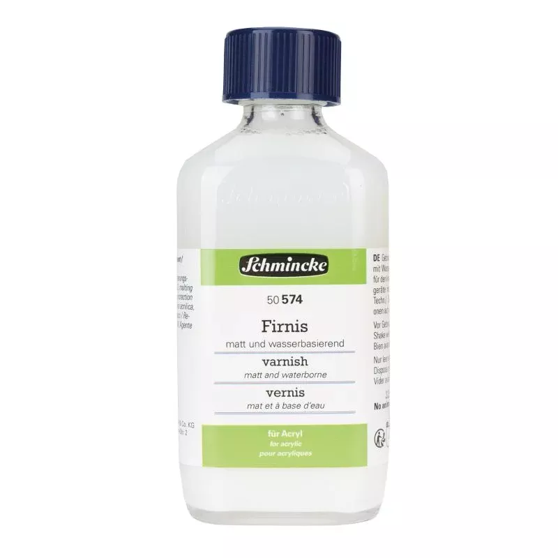 schmincke acrylic medium matte waterborne varnish