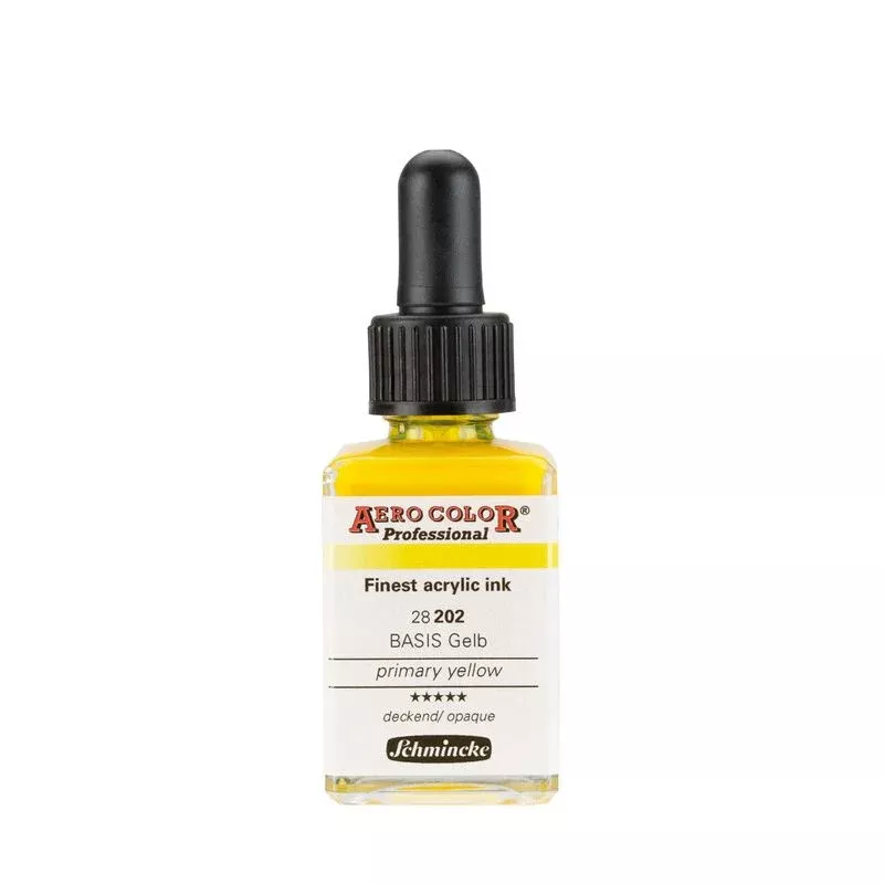 schmincke aerocolor acrylic paint primary yellow