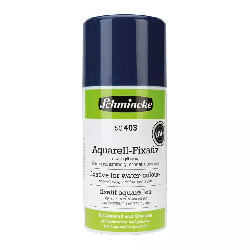 schmincke watercolour medium fixative for watercolours aerospray
