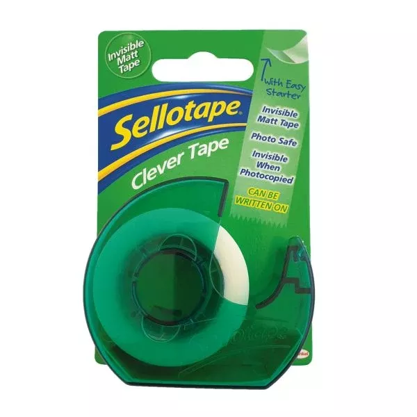 sellotape clever invisable tape with dispenser