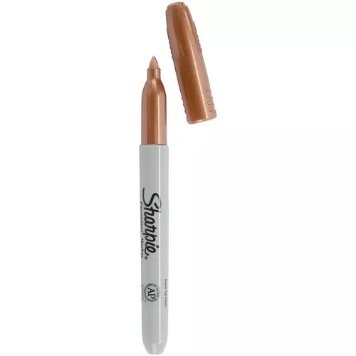 sharpie permanent marker fine tip metallic bronze