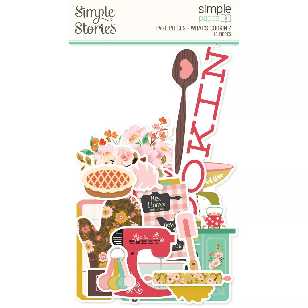 Simple Stories What’s Cookin’? Page Pieces