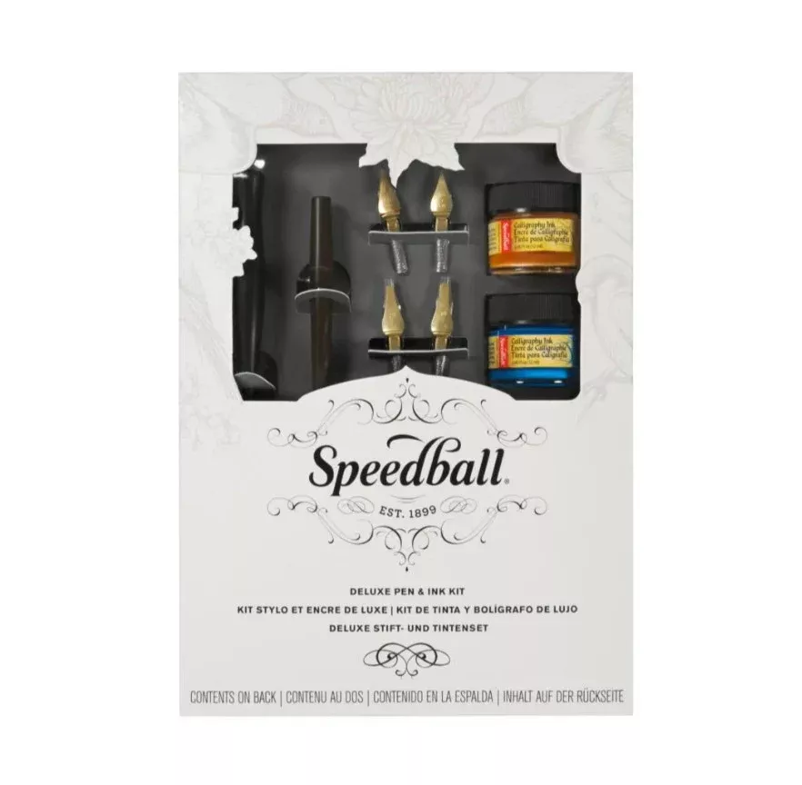 speedball deluke pen & ink kit