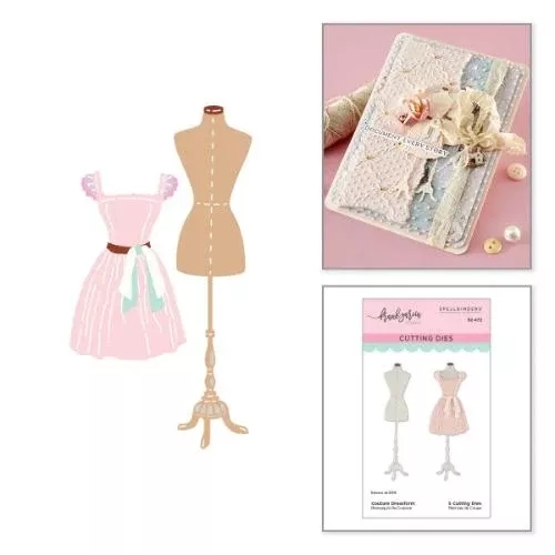 Spellbinders Couture Dressform Etched Dies by Frank Garcia