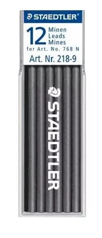 staedtler lumocolor non-permanent omnichrom leads black packet 12