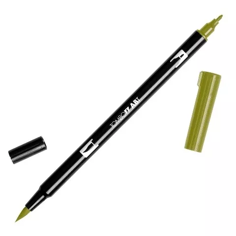 tombow abt brush marker avocado 098