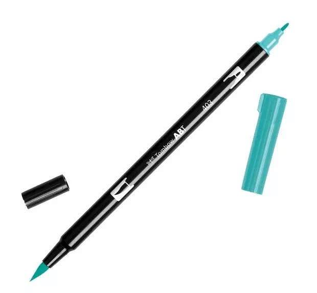 tombow abt brush marker bright blue 403