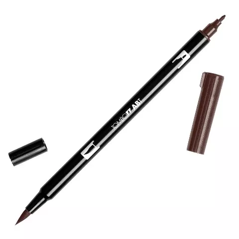 tombow abt brush marker brown 879