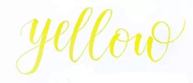 tombow fudenosuke brush pen hard yellow
