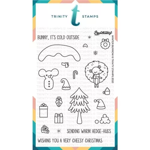 Trinity Stamps WINTER BURROW Clear Stamp Set tps090*