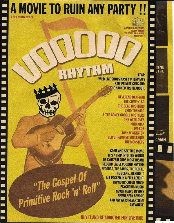 Various - Voodoo Rhythm, The Gospel Of Primitive Rock'N'Roll (DVD-V)