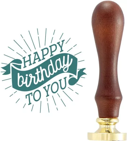 Wax Seal Stamp - Birthday Banner - Spellbinders