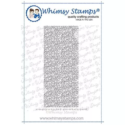 Whimsy Stamps Scribbles Background Cling Stamp ddb0059*