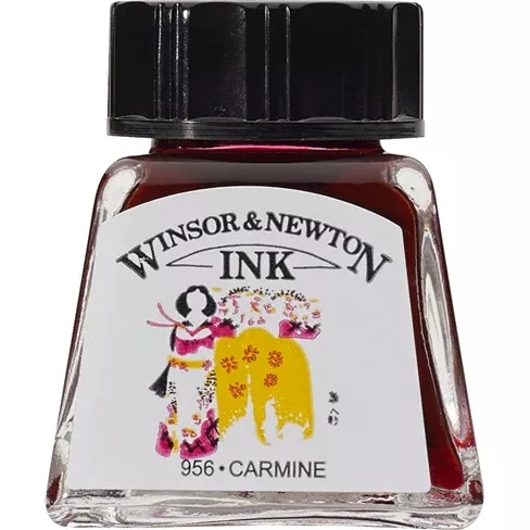 winsor & newton drawing ink carmine