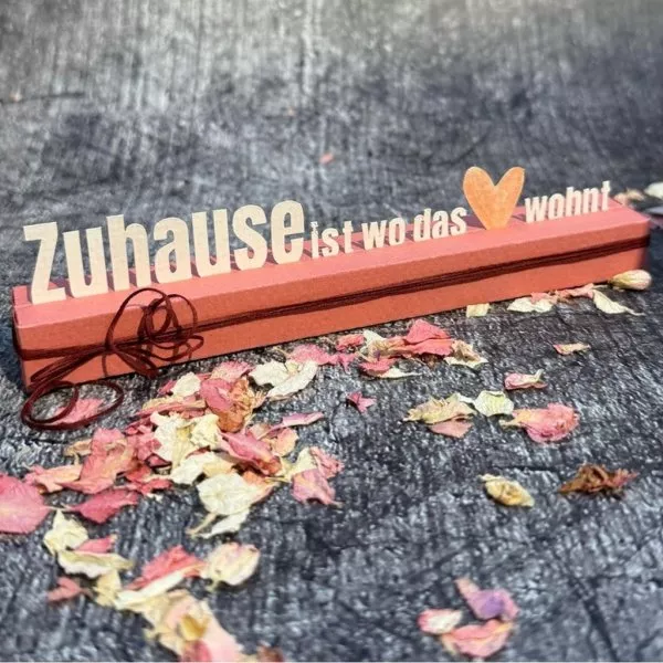 Zuhause ist wo das Herz wohnt - Die Set - FarbTon Papier